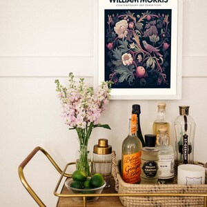 Set of 6 William Morris Poster Print, Art Nouveau Print, Exhibition ...