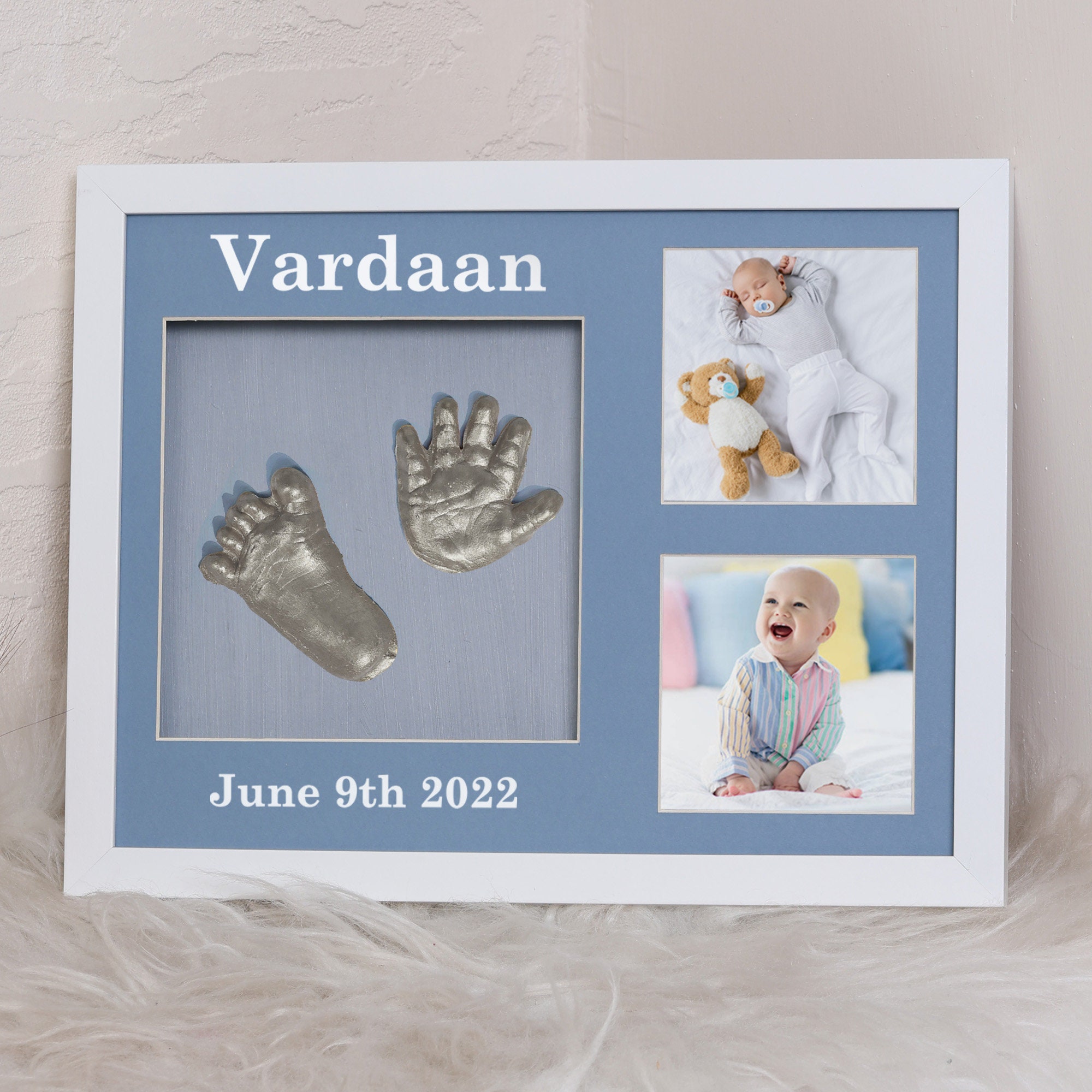 DIY Hand and Feet Casting Kit for Baby, LOVE Frame Nursery Decor, Infant  Hand and Foot Mold Kit, Baby Handprint and Footprint Custom Gift 