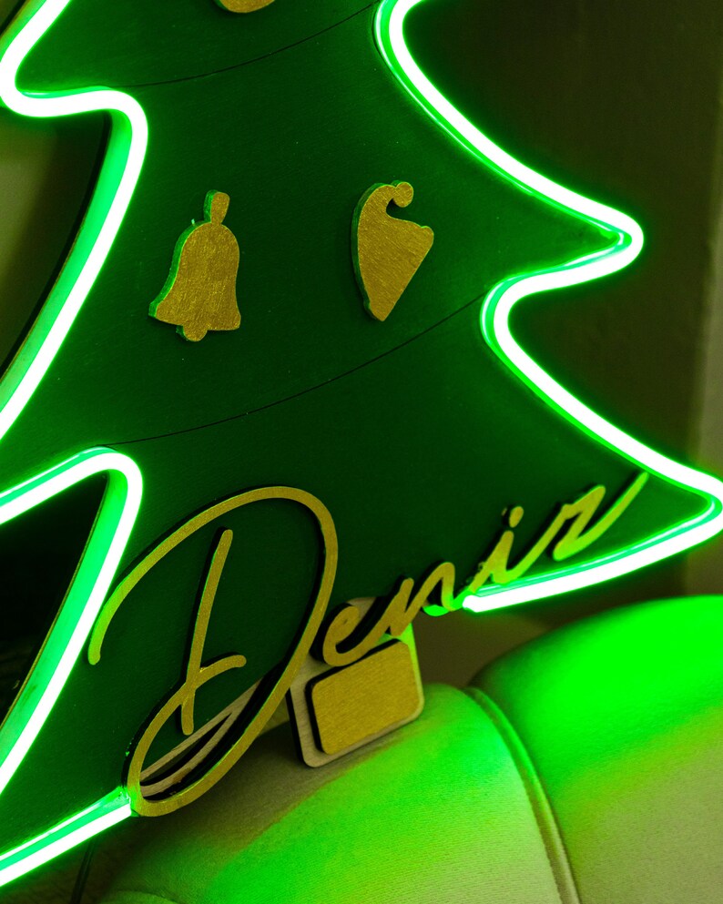 Christmas Lights Signs Santa Claus Neon Christmas Lights – Best