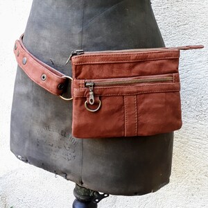 ceinture pochette en daim multi poche,sac bandoulière, banane en daim, sacoche ceinture, sac de hanche, ceinture utilitaire