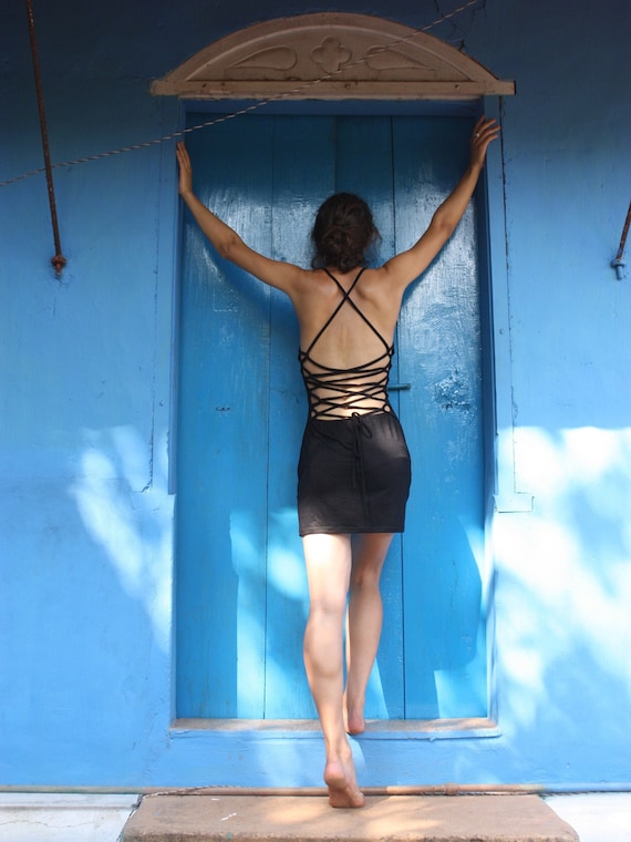 Plain Stretch Dress, Laced Back Dress, Sexy Halter Dress, Viscose and Lycra Tight Dress - Etsy Plain Stretch Dress, Laced Back Dress, Sexy Halter Dress, Viscose and Lycra Tight Dress - Etsy