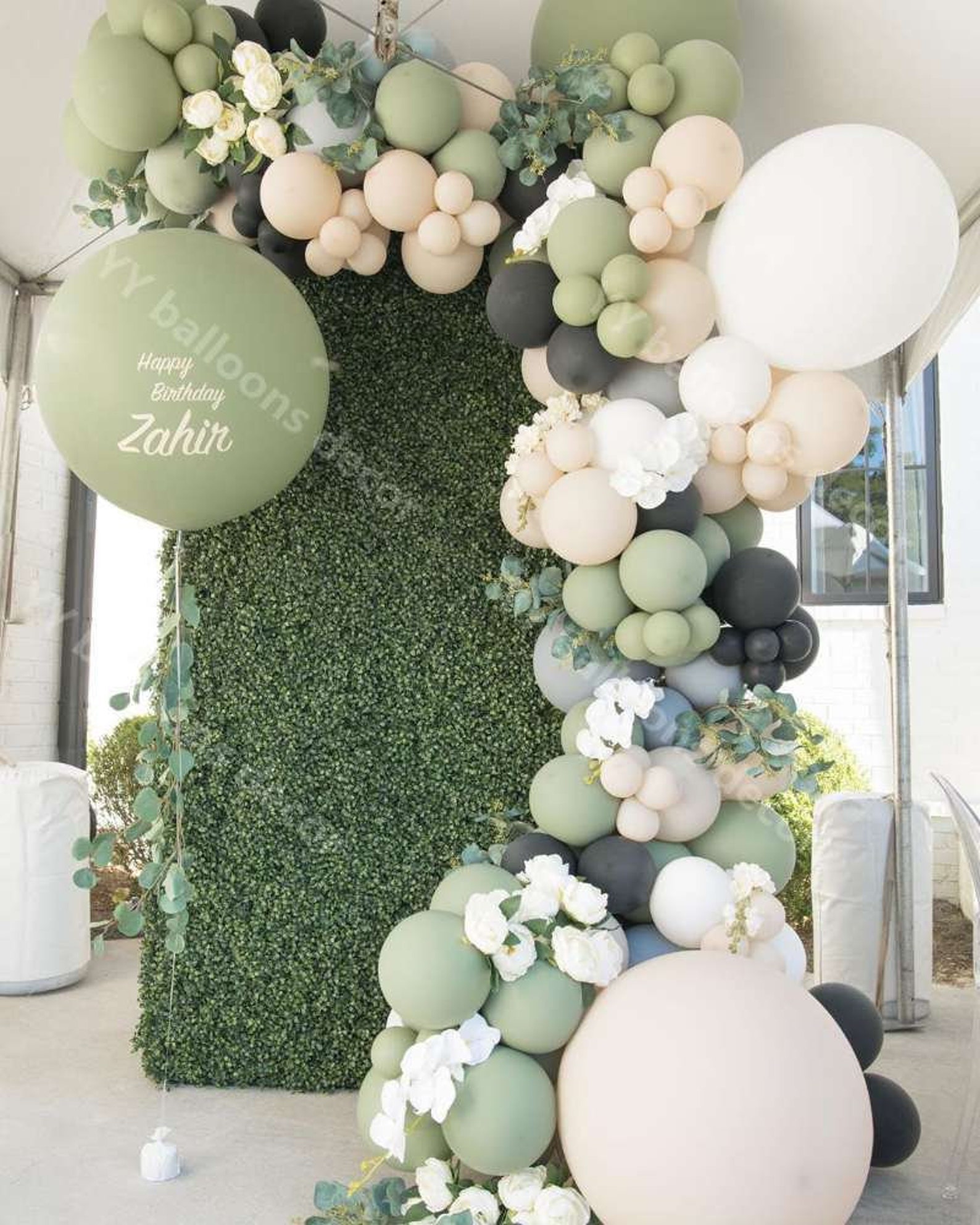 Baby Shower Balloon Garland Arch Bean Green Retro Skin Color Etsy