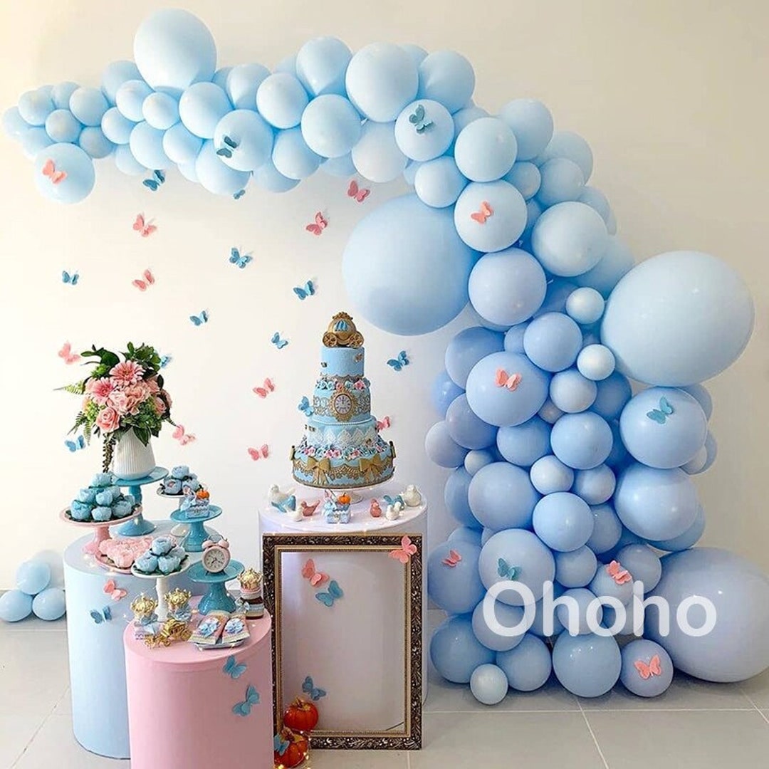 Pastel Blue Balloons Arch Kit Kids Boy Birthday Party - Etsy