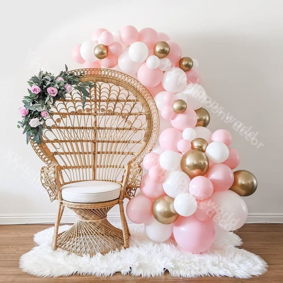 Pink 2024 balloon chair