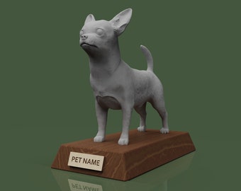 Cute Chihuahua Statue - Unique Artwork for Dog Lovers !