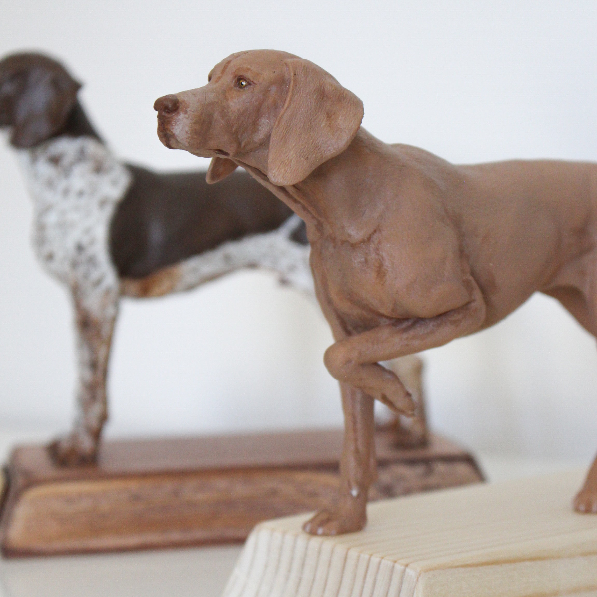 Custom Resin Vizsla Statue Unique Artwork for Hunting Dog Etsy