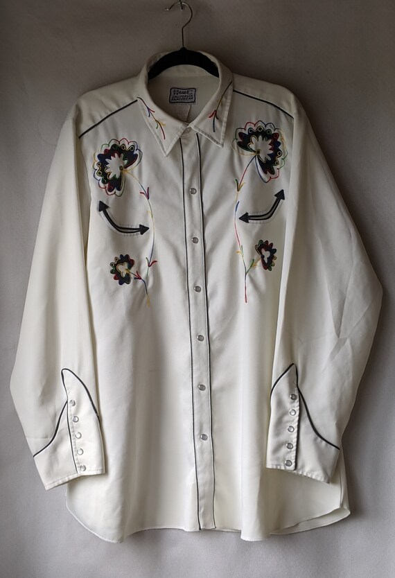 Vintage H Bar C California Ranchwear 1960s White E