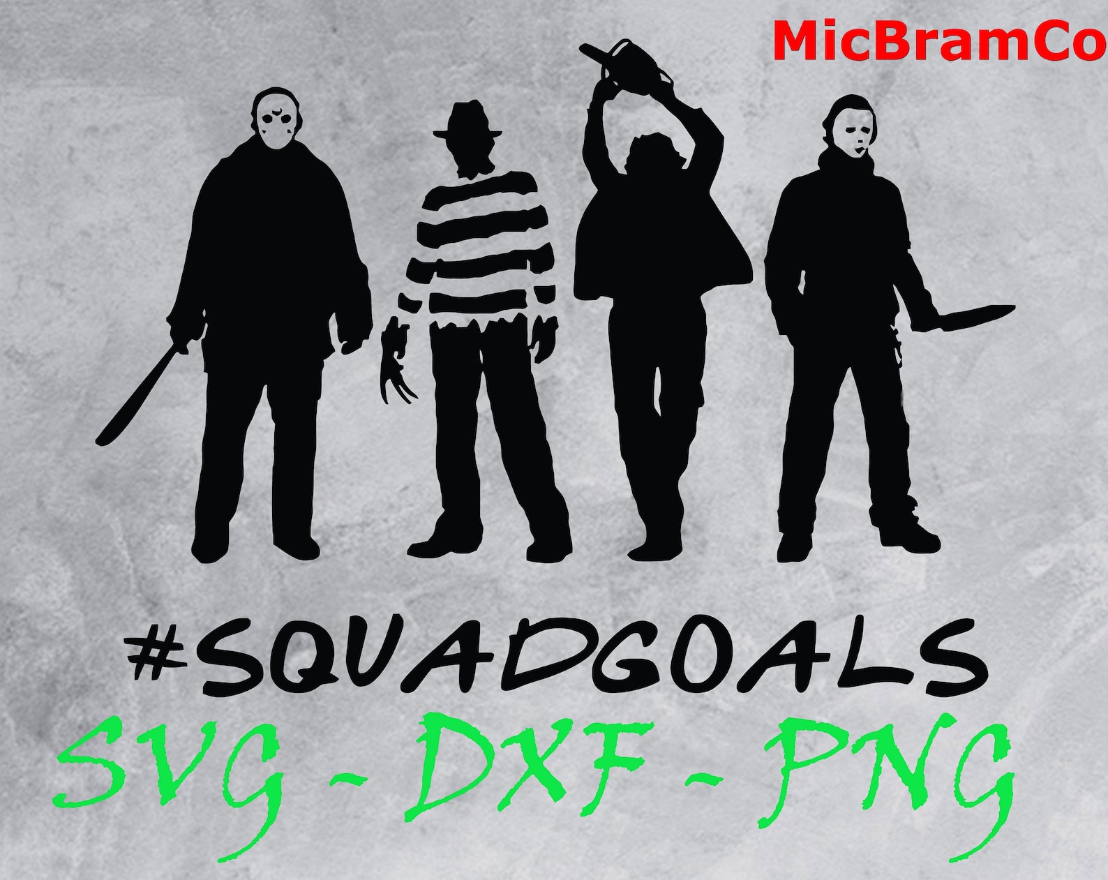 Horror Squad Goals Svg Horror Svg Jason Halloween Svg - vrogue.co