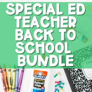 BTS Special Education Teacher Survival Guide | Sped Autism Teacher| IEP Case Manager Guide | Special Ed Ideas | Back To School | Special Ed