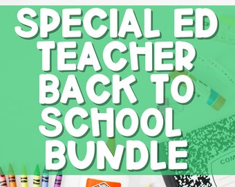 BTS Special Education Teacher Survival Guide | Sped Autism Teacher| IEP Case Manager Guide | Special Ed Ideas | Back To School | Special Ed