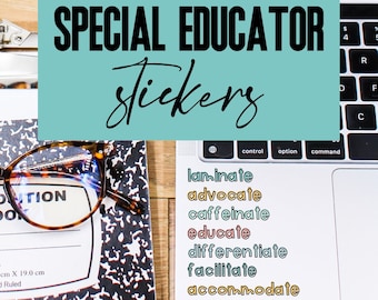 Special Education Teacher Roles Sticker| Special Ed | Teacher Sticker  | Special Ed Sticker | Sped Vinyl | Educator Decal | Teacher Gift