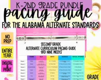 Alabama Alternativa Prestationsstandarder Läroplanens Guide till Kursplanering K-2