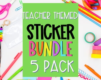 Special Education Teacher Sticker Bundle | 5 pack | Teacher Gift Idea | Teacher Sticker  | Special Ed Sticker | Sped Vinyl | Educator Decal