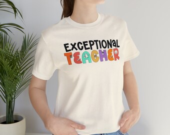 Exceptional Teacher Tee Halloween Tee Special education teacher shirts Teacher shirts special education Fall Teacher Tshirt