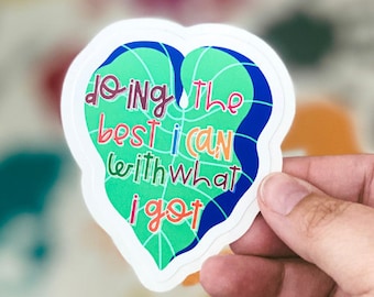 Doing My Best Sticker| Laptop Sticker | Teacher Sticker  | Special Education Teacher Gift ideas  | Educator Decal  gift Special educator
