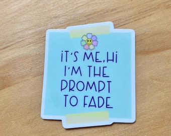 Fade Prompts | Special Education Teacher Sticker| Special Ed | Teacher Gifts  | Special Ed Sticker | Sped Vinyl | Educator Decal