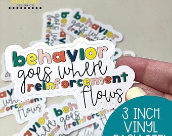 Behavior Sticker | BCBA | Special Ed ideas Special Education Gift for educator Gift for special ed Gift Special Ed Autism teacher