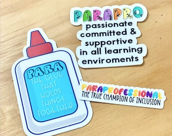 paraprofessional sticker para educator sticker special education support staff special ed team sped sticker Special Education Sticker