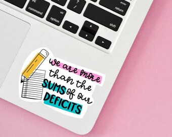 Laptop Sticker | Teacher Sticker | Virtual Teacher Sticker | Special Education Sticker | Sped Sticker