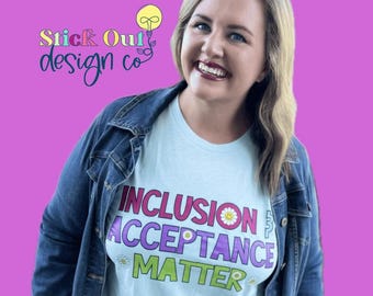 Inclusion Matters special education shirt Special education tshirt Special education teacher shirt Special education tshirts autism