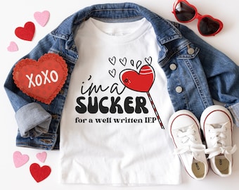 Valentines Day Shirt, Heart Shirt, Valentines Day Shirts For Women, Cute Teacher Valentine Shirt, Special Ed Teachers Valentines Day IEP Red