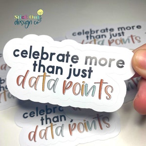 Data Points | Special Education Teacher Sticker| Special Ed | Teacher Gifts  | Special Ed Sticker | Sped Vinyl | Educator Decal