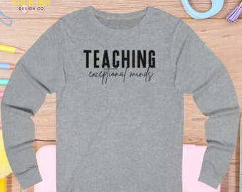 Special Education Teacher LS Graphic Tee Special Education Teacher Shirts | Special Needs | Teacher TShirts | Special Ed Gift | Long