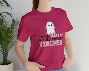 You Cant Scare Me Special Education Teacher Tee Halloween Tee Special education teacher shirts Teacher shirts special education Fall Teacher