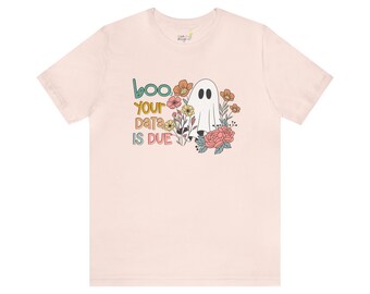Boo Your Data Is Due Teacher Tee Halloween Tee Special education teacher shirts Teacher shirts special education Fall Teacher Tshirt Ghost