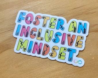 Autism Acceptance decals | Inclusion Sticker Special Education Sticker Sped Sticker Educator Sticker Education decals | Gift for educator