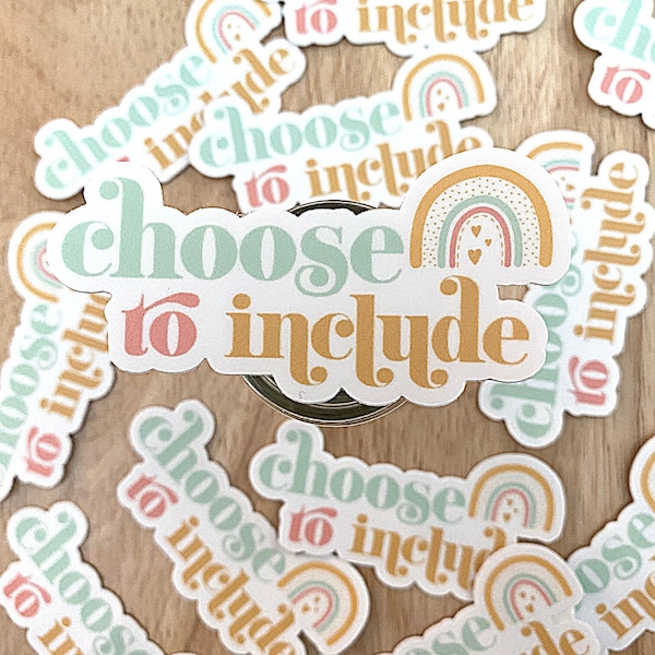 Choose To Include | Special Education Teacher Sticker| Special Ed | Teacher Sticker  | Special Ed Sticker | Sped Vinyl | Educator Decal