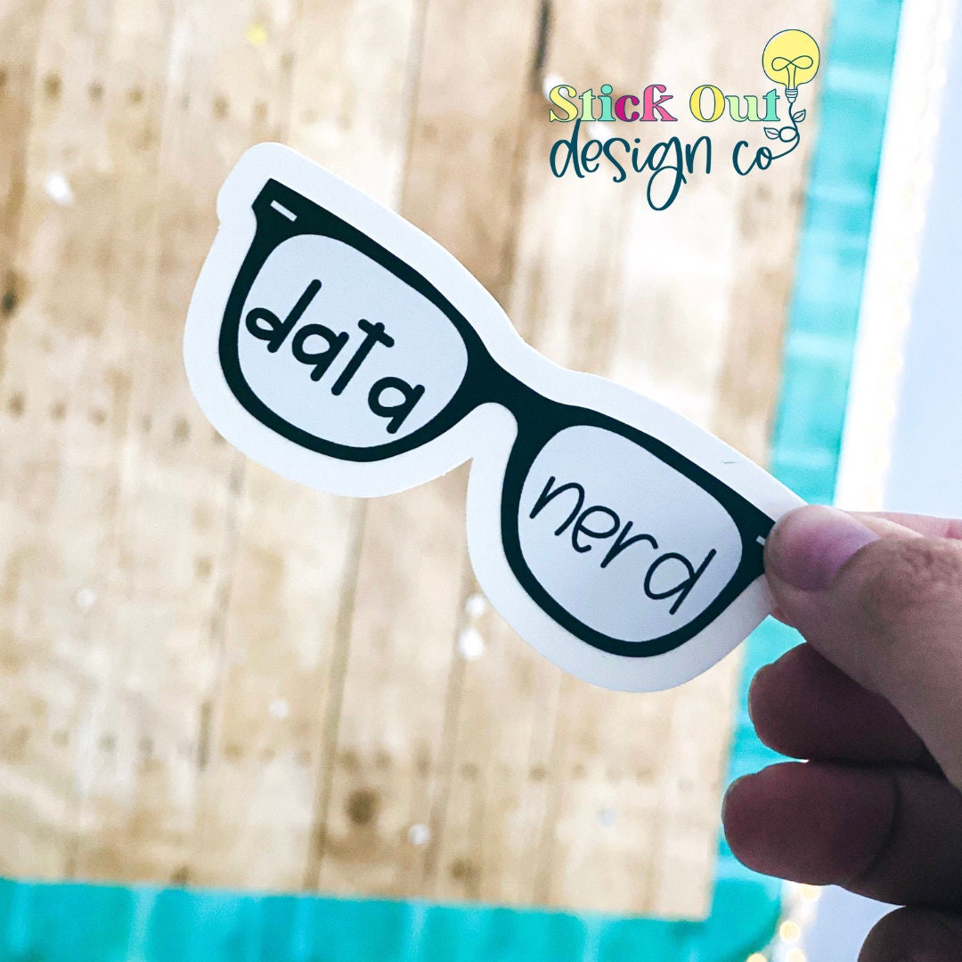 Data Nerd | BCBA Sticker | Autism Teacher | Laptop Sticker | Teacher ...