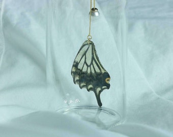 Beautiful handmade butterfly wings dangle earrings, various shapes, with round pearl,18K gold, bday, unique, beautiful, mother's day, gift