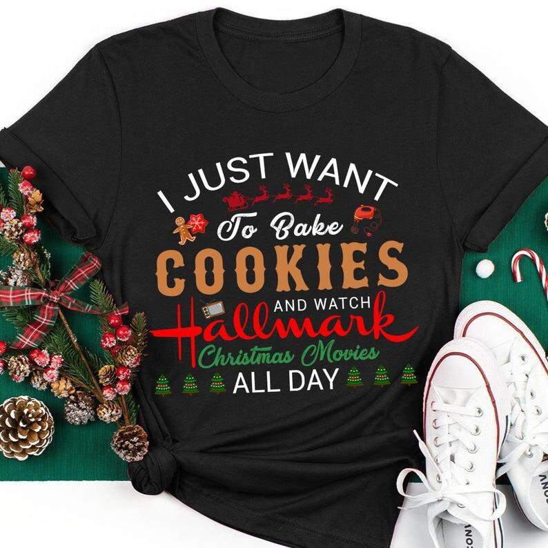 i just want to bake and watch hallmark christmas movies