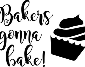 Panaderos van a hornear archivo SVG