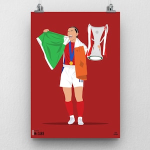 Katie McCabe - Paris Fussball Fan Kunstdruck