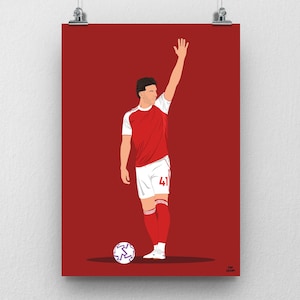 Declan Rice Poster - Arsenal Football Poster