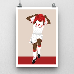 Ian Wright Print geringes Gewicht!