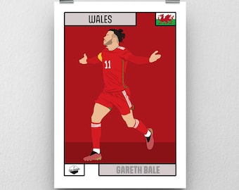 Gareth Bale Poster Wales - Football Poster