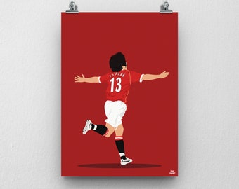 Póster de Park Ji Sung - Póster de fútbol del Manchester United