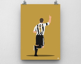 Alan Shearer - Newcastle Utd Football Poster