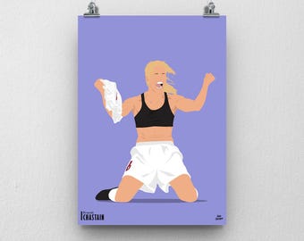 Impression Brandi Chastain - Poster Coupe du monde féminine de football des États-Unis