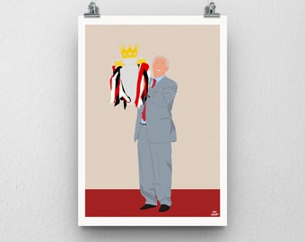 Sir Alex Ferguson Print - Man Utd Football Poster