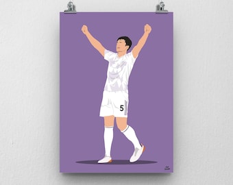 Harry Maguire Manchester United Poster, Football Print, Wall Art