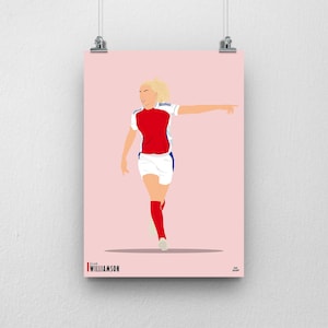 Leah Williamson Print - England Arsenal Football Poster