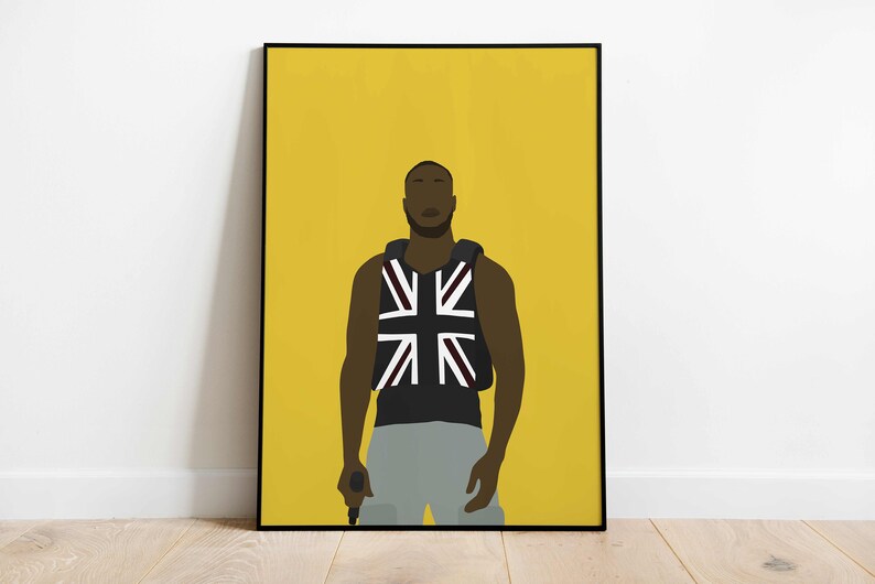 Stormzy-affisch - Grime Drill Rap-musik A4, A3, fysisk affischdesign! Yellow