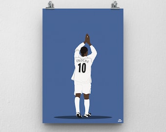 Jay-jay Okocha Bolton Wanderers Print – Football Poster - Etsy