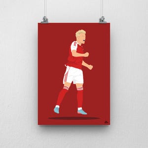 Martin Odegaard Print Arsenal - Football Poster