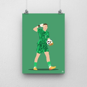 Jordan Pickford Print Engeland - voetbalposter