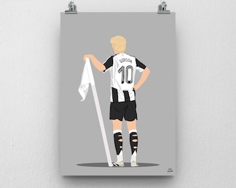 Anthony Gordon Print - Newcastle Utd Football Poster
